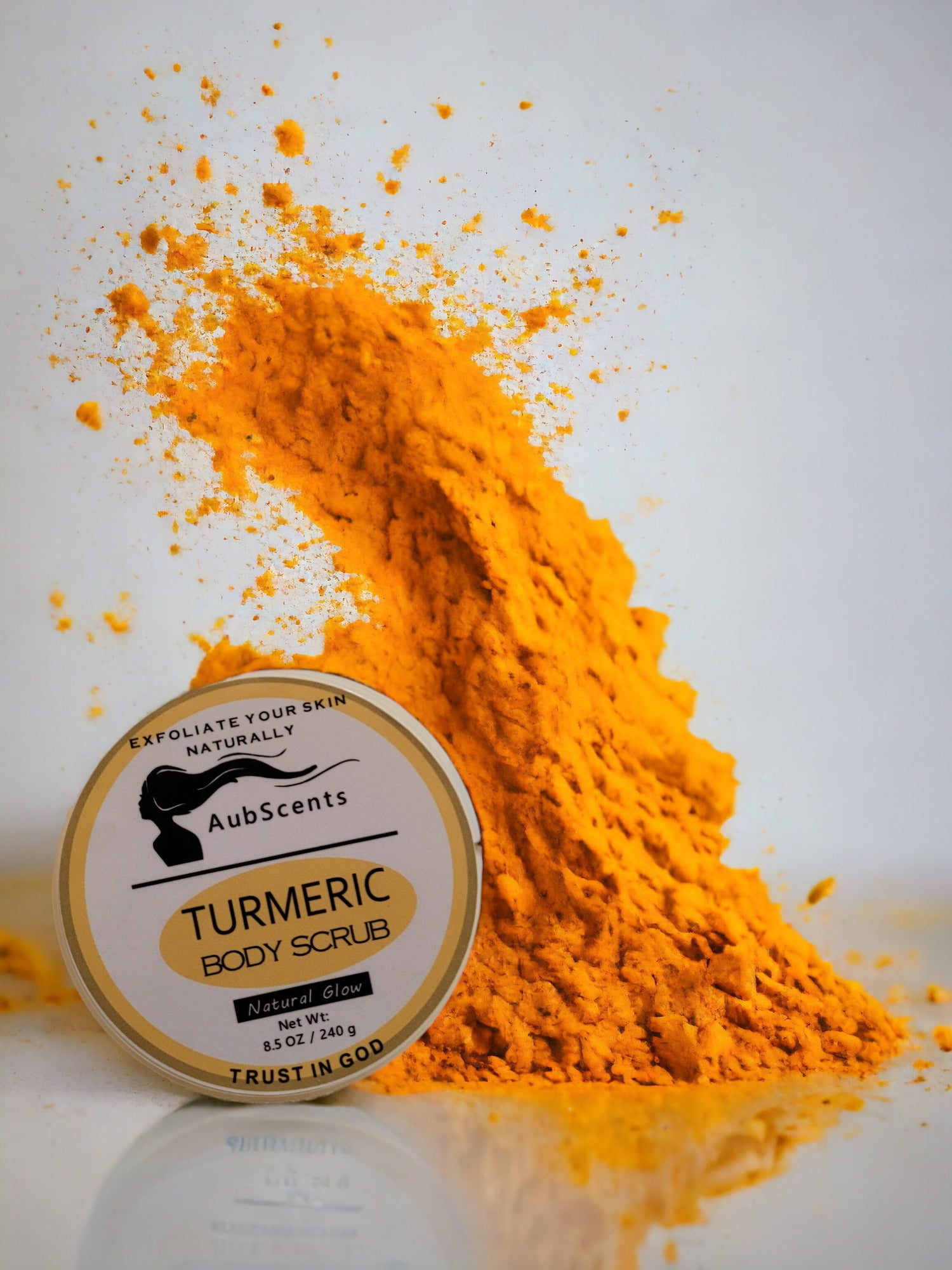 Handmade Turmeric Body Scrub – Exfoliating and Brightening for Glowing Skin